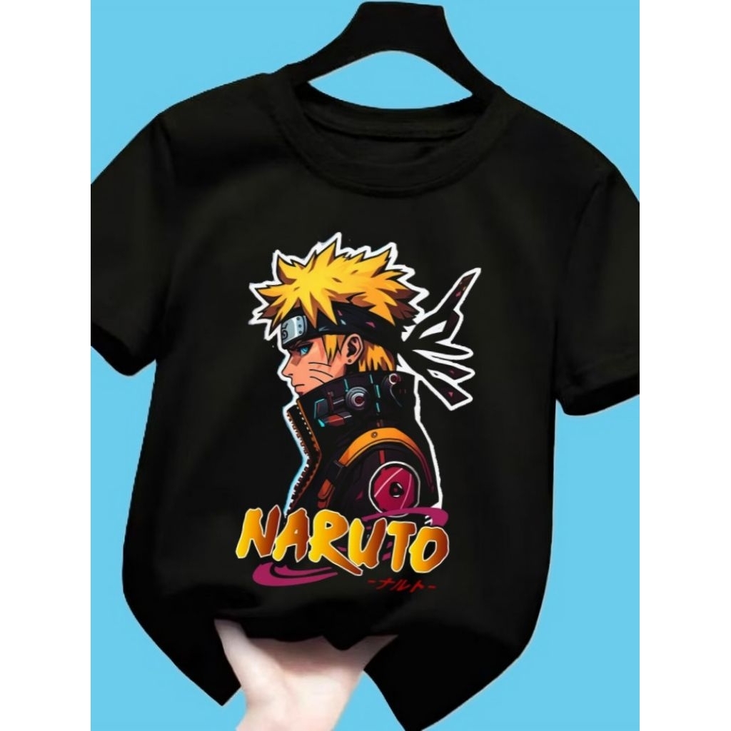 kaos Naruto anak usia 1-10 tahun