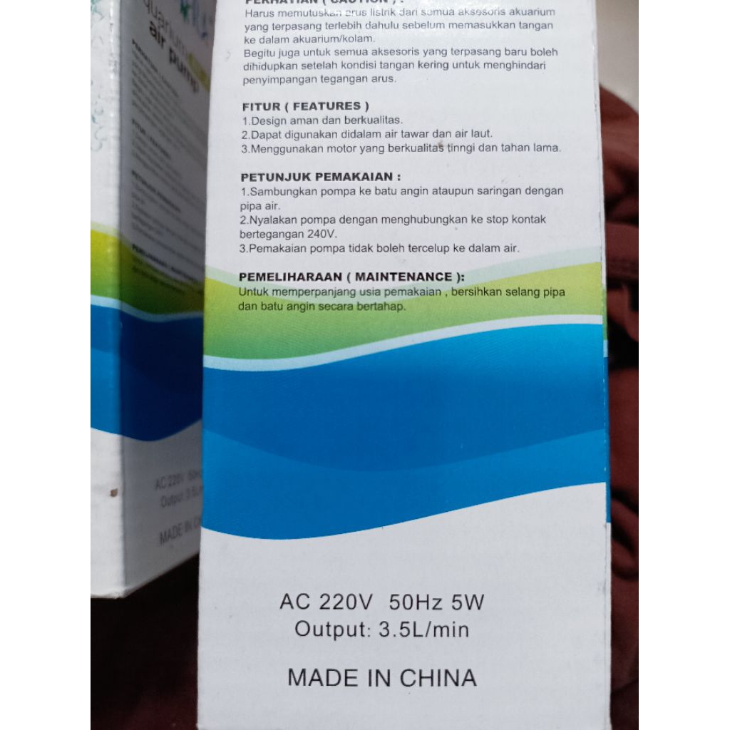 Aquarium Air Pump BS-410 Amara