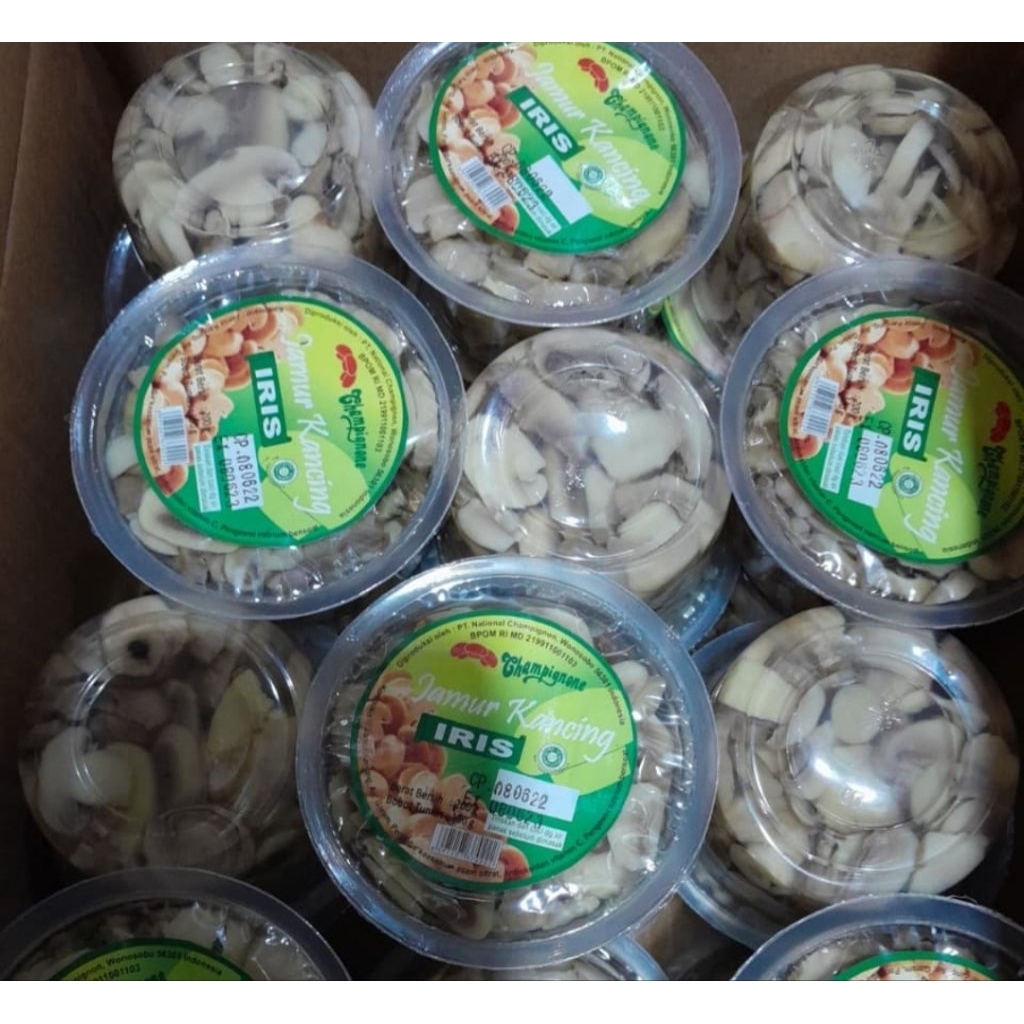 JAMUR KANCING IRIS BASAH JAMUR KANCING CHAMPIGNONE JAMUR DIENG MENTAH SIAP MASAK