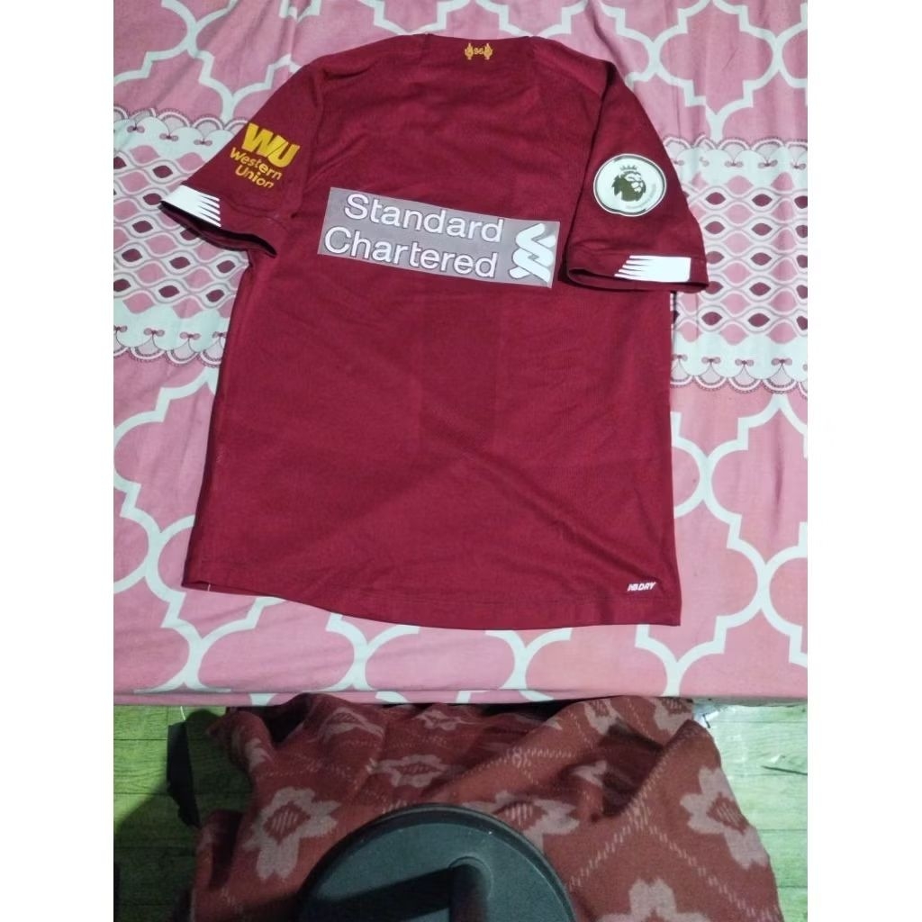 jersey juara liverpool merah 2019/2020