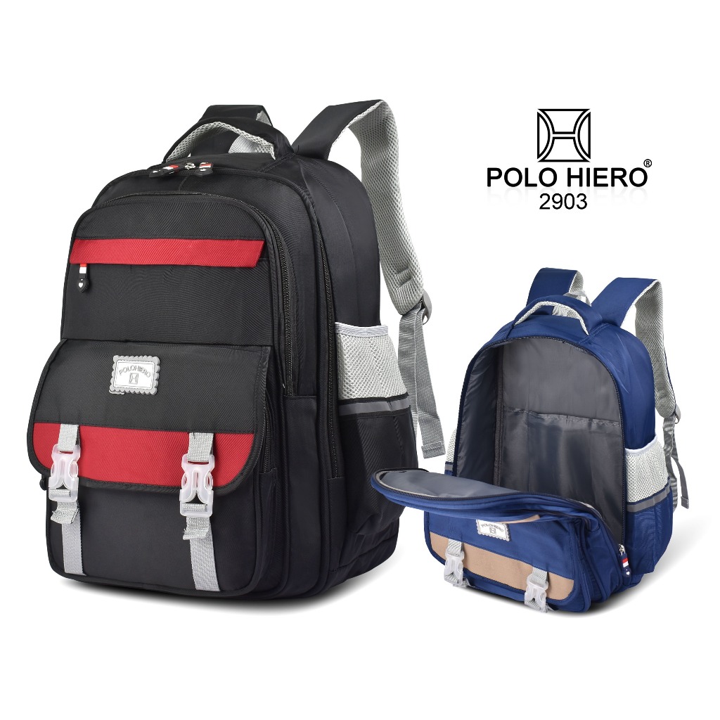 POLO HIERO Tas Ransel Polo Hiero 2903 Tas Ransel Backpack Anak Sekolah