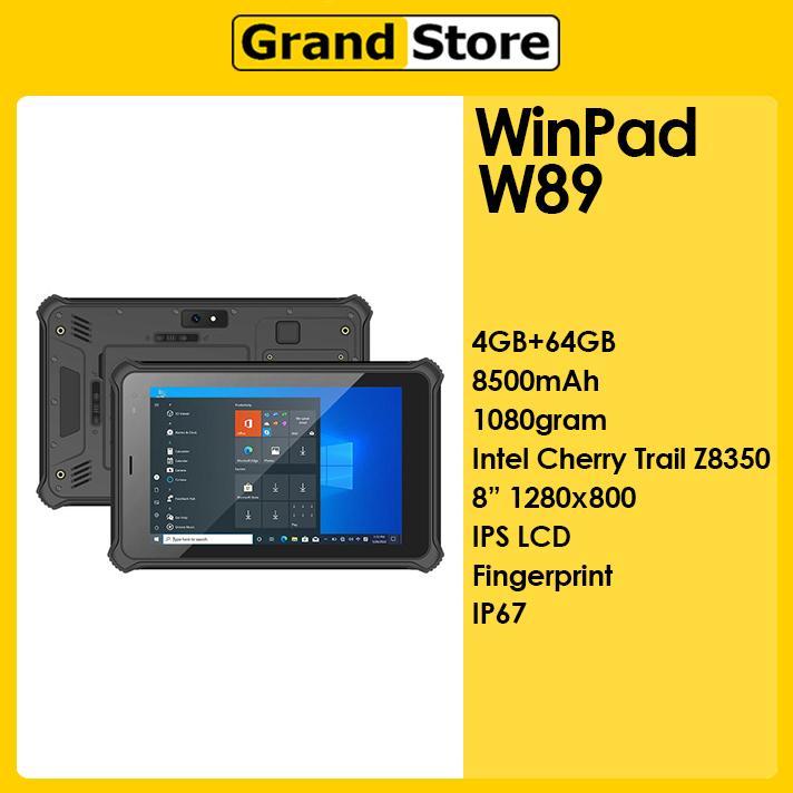 WinPad W89 Rugged Tablet  4G LTE 4GB RAM + 64GB ROM Windows 10 8.0" HD 8500mAh NFC
