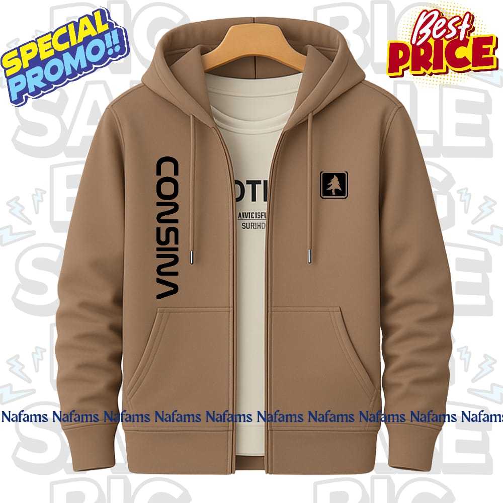 Jaket Hoodie Jipper 280s Text Logo Pria Wanita Termurah dan Terlaris / Hoodie Jipper Kekinian / Hood
