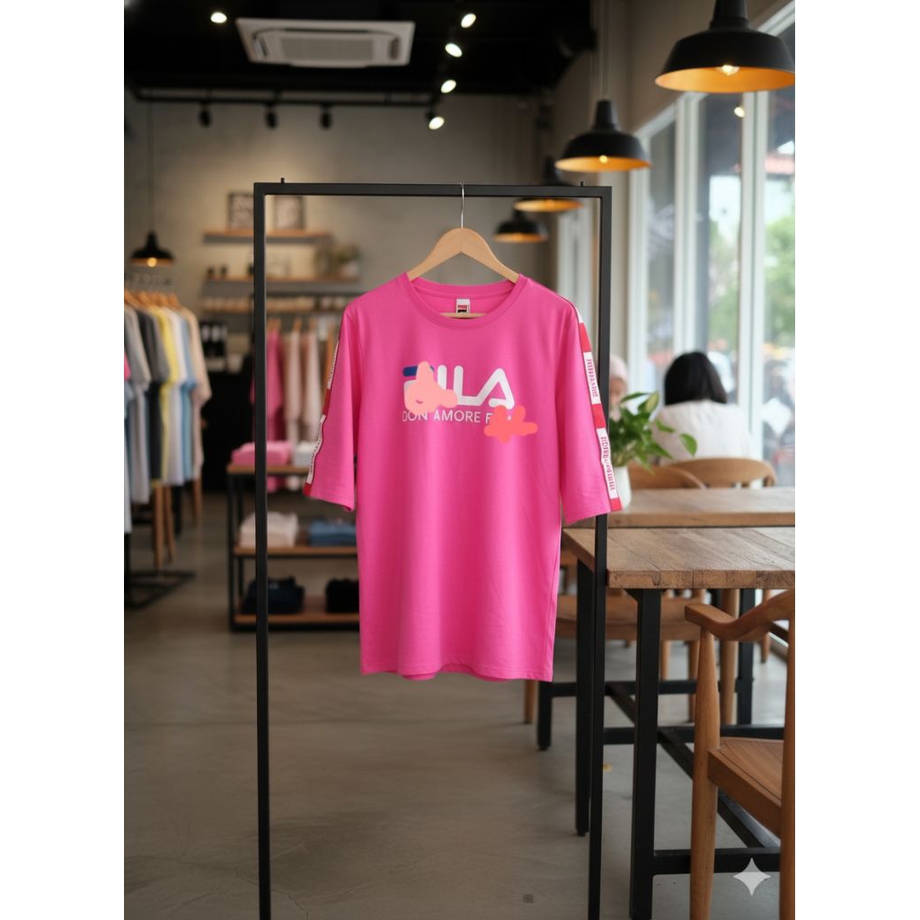 kaos wanita DON AMORE FUCHSIA
