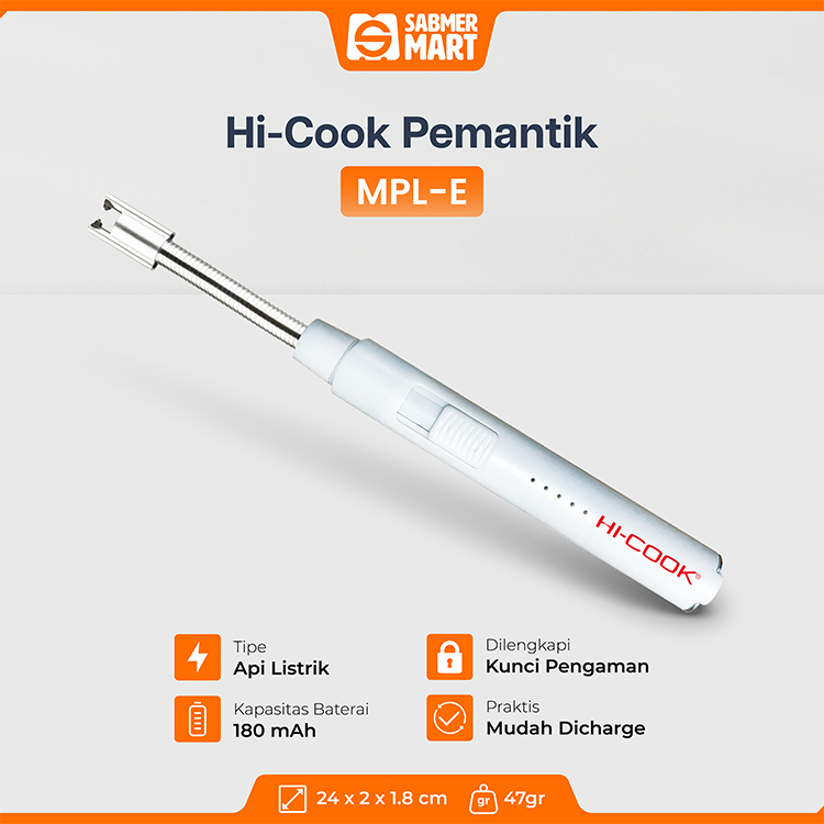 Pemantik Elektrik/Pemantik Listrik/Lighter Elektrik Hi-Cook MPL-E