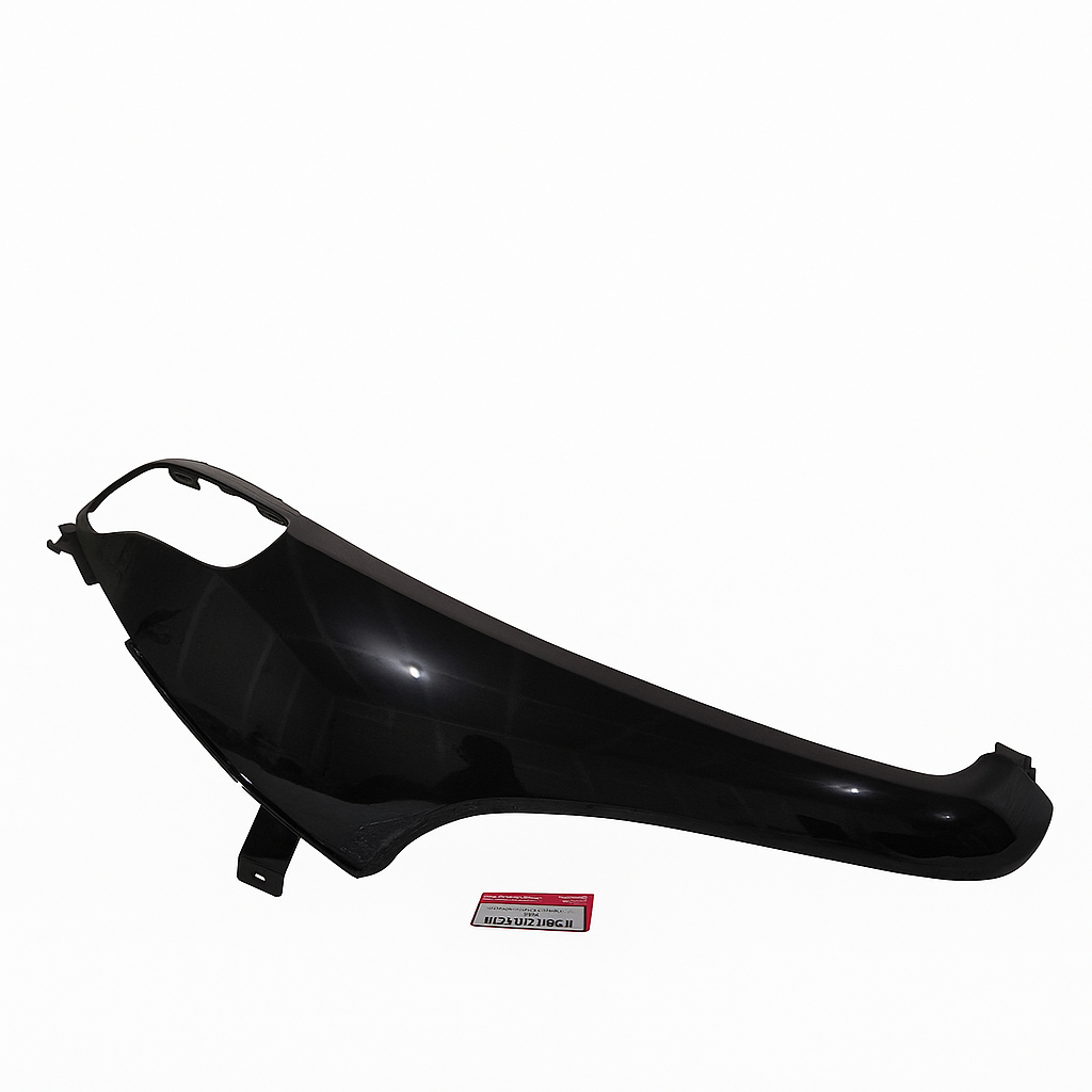 Cover Sayap leksil Legshield luar KIRI Hitam Honda Scoopy FI 2013-2015 Hitam Original K16 Distributo