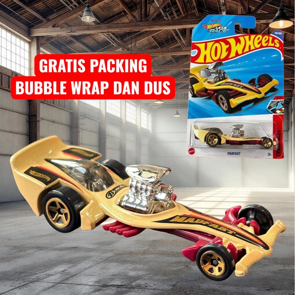 Hot Wheels Madfast Kuning Lot H 2025