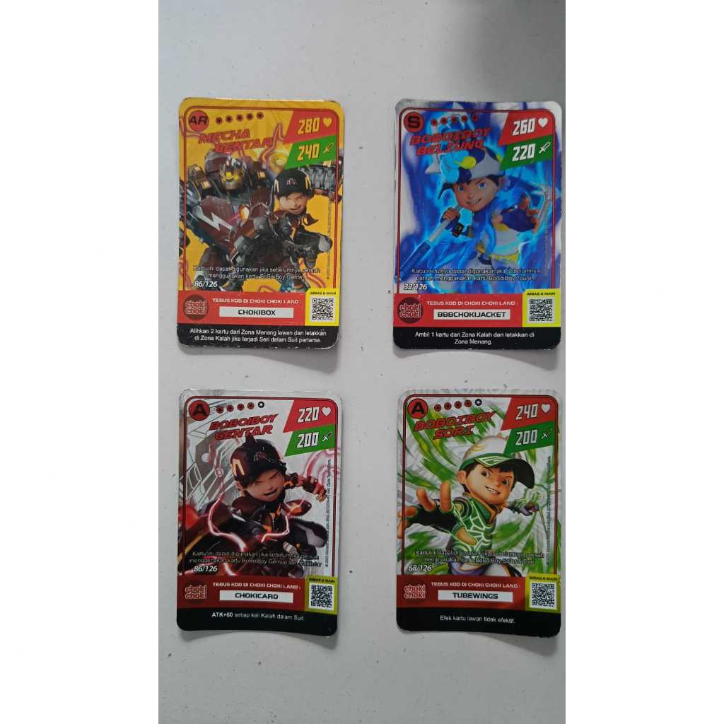 Kartu Boboiboy Choki-choki