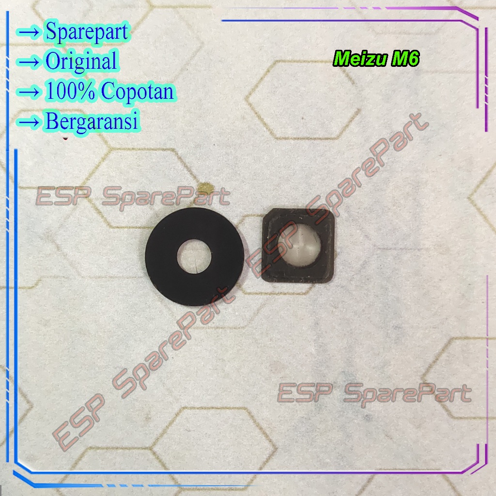 Lensa Kaca Meizu M6 Kamera Belakang Copotan