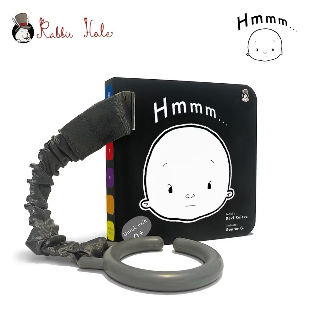 PL PRELOVED BOARD BOOK HIGH CONTRAS BUKU ANAK (RABBIT HOLE)