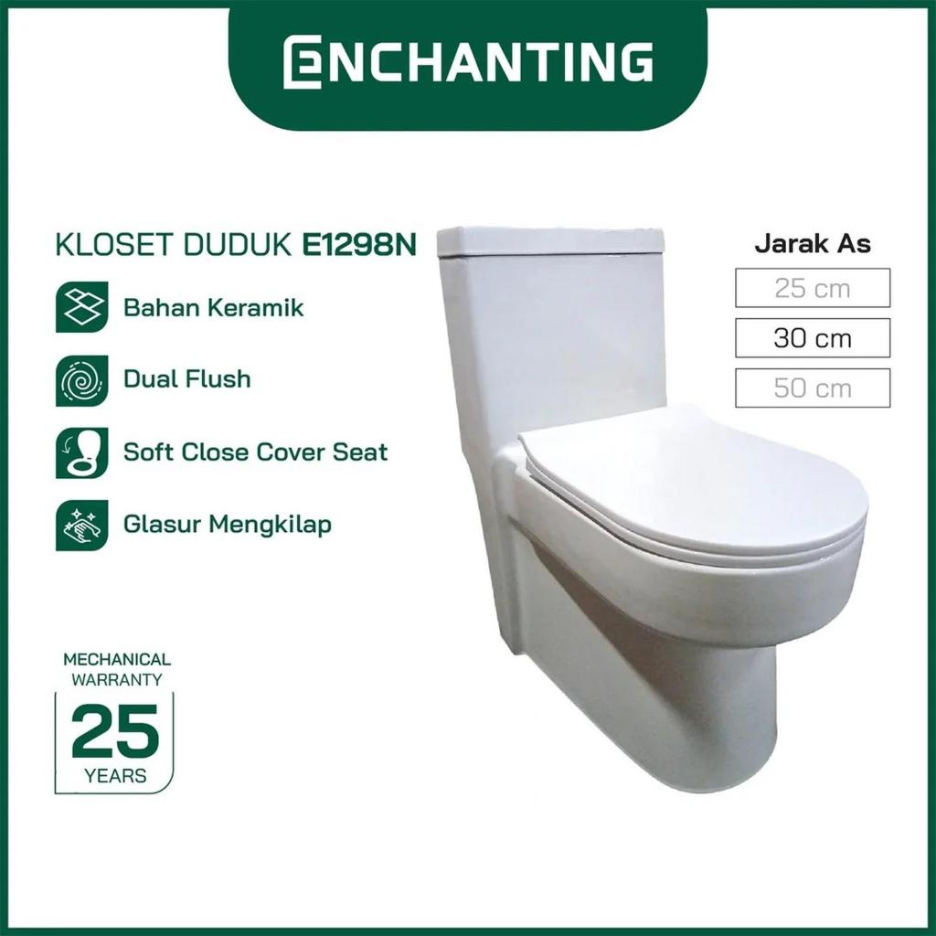 Closet Duduk With UF Soft Cover Europe Enchanting E1298 Bergaransi