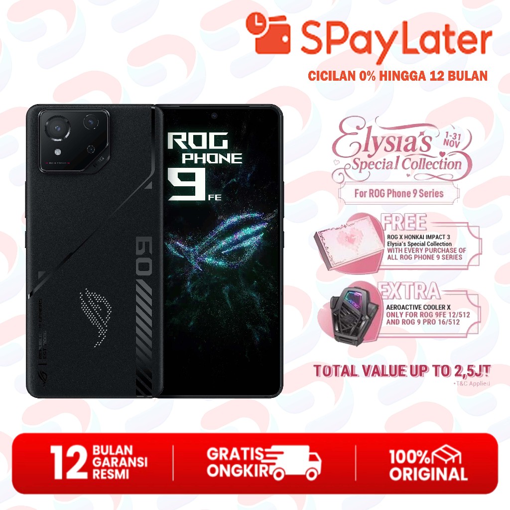 Asus ROG Phone 9 FE 5G 12/256GB 12/512GB - ROG Phone 9 Garansi Resmi 1 Tahun