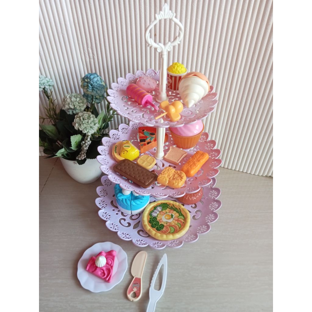 preloved mainan rak susun kue