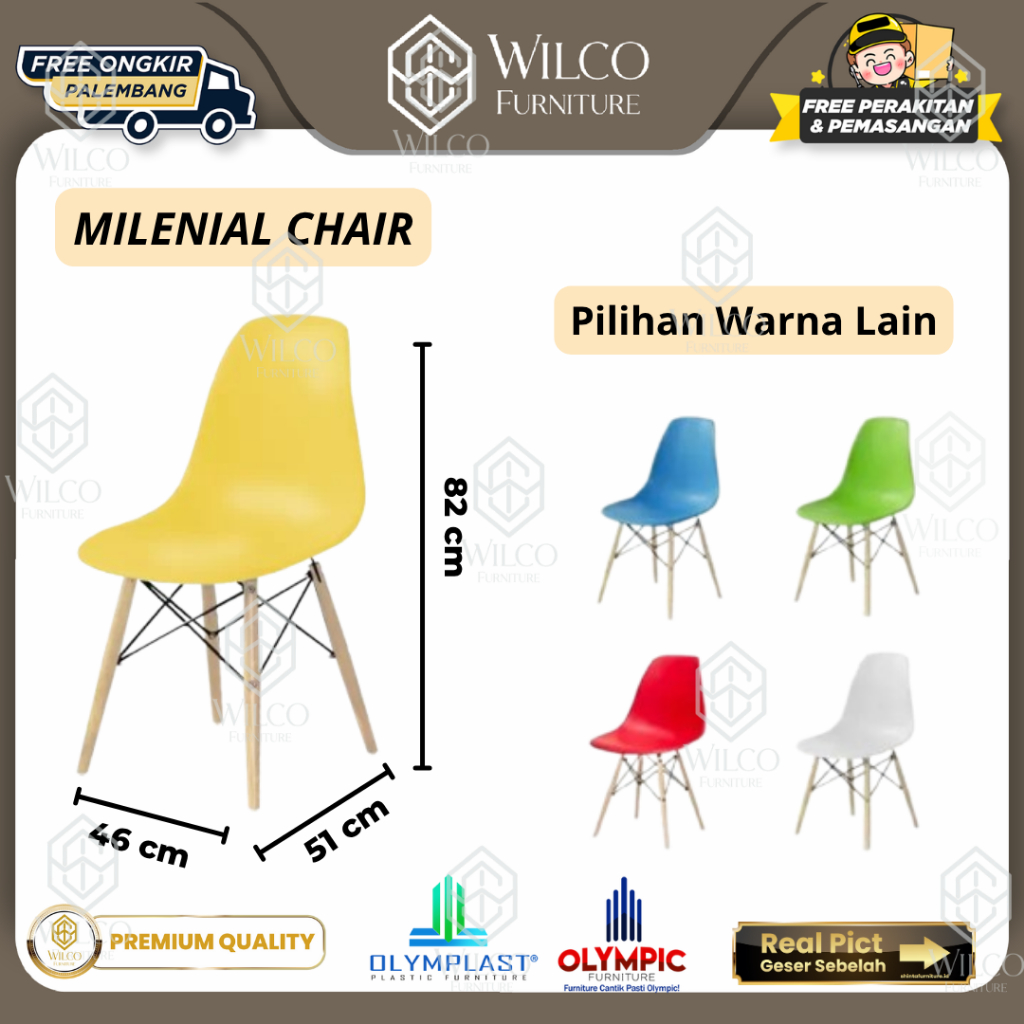 Kursi Plastik Olymplast / Kursi Cafe / Kursi Plastik / Kursi Belajar