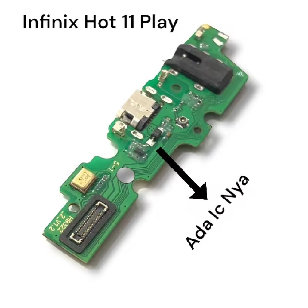 Papan cas INFINIX HOT 11 PLAY+IC,Boatd charger INFINIX HOT 11 PLAY, Flexible Fleksibel Infinix hot 1