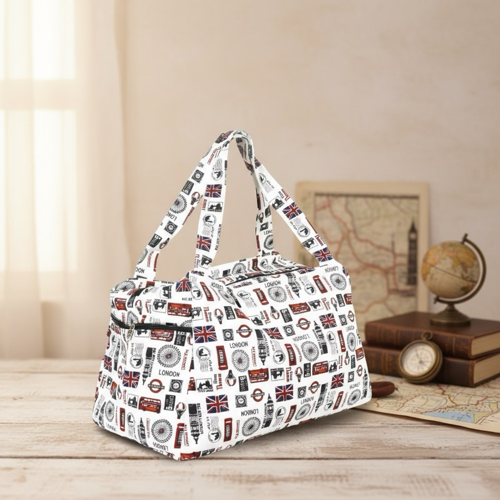 Koper lipat bahan kanvas besar