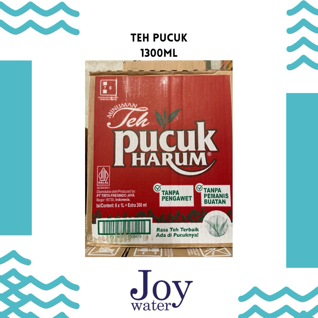 TEH PUCUK HARUM 1.3LITER, ISI 6 BOTOL / DUS, MINUMAN TEH