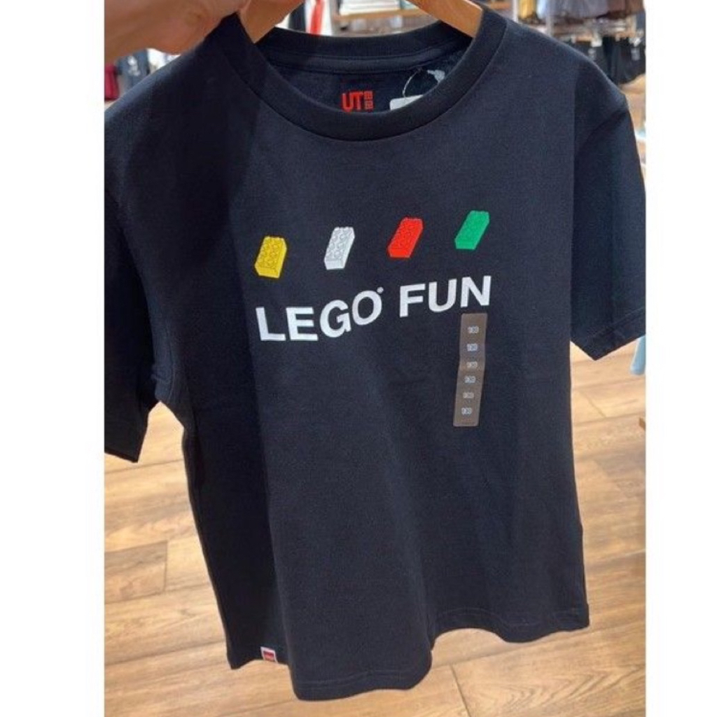 preloved t-shirt kaos lego uniqlo size 8-9 130
