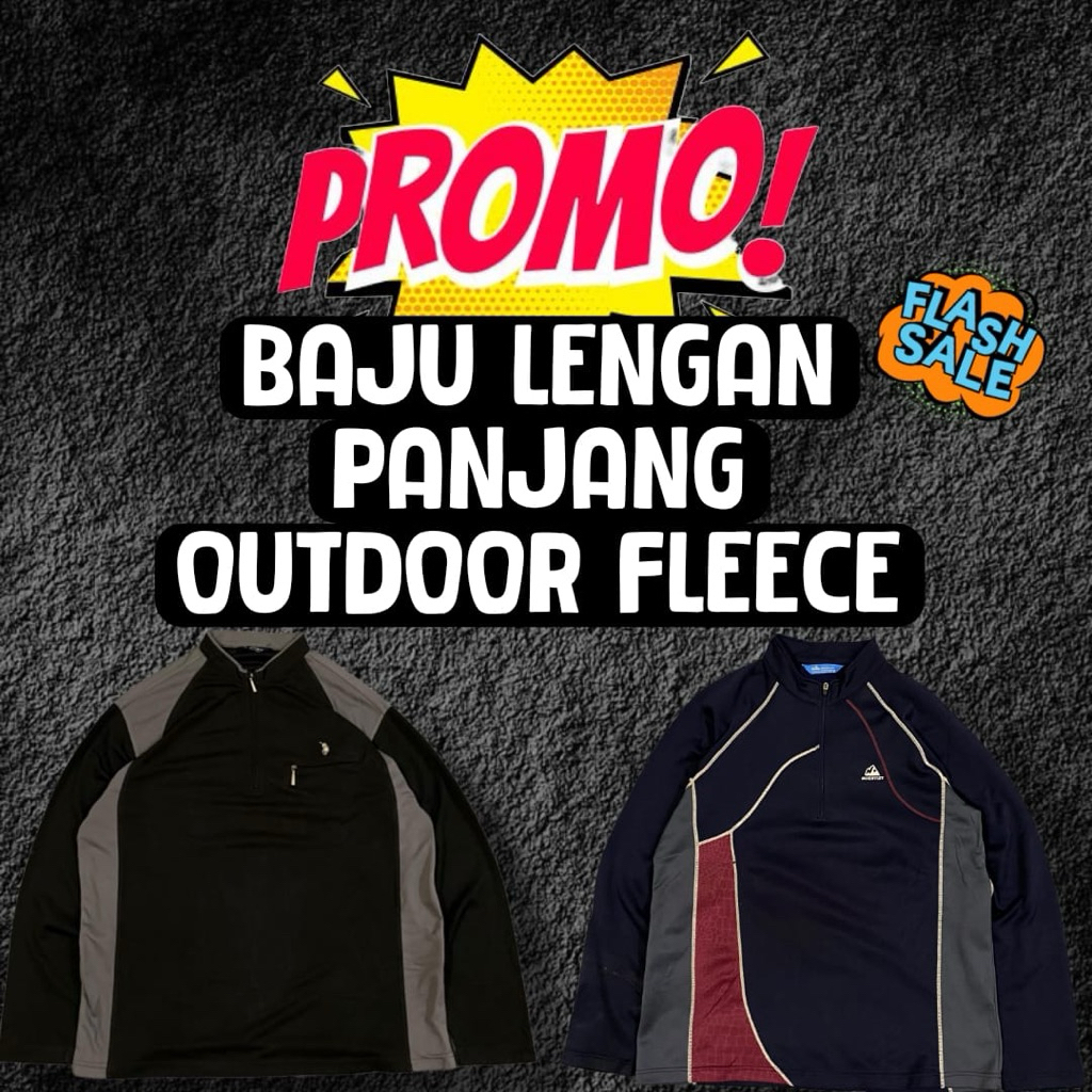 VOL 1. baju outdoor Fleece tebal