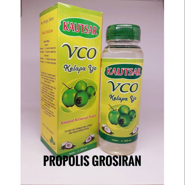 KAUTSAR VCO Virgin Coconut Oil Minyak Kelapa Ijo 250 ml