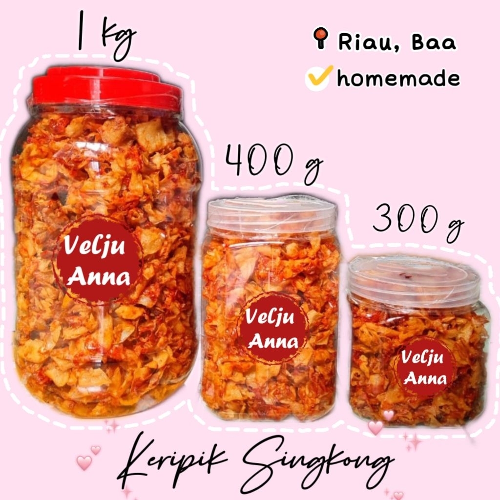 Keripik Singkong Original Pedas Riau Bagansiapiapi Snack Kripik Cemilan Makanan Enak Gurih Renyah