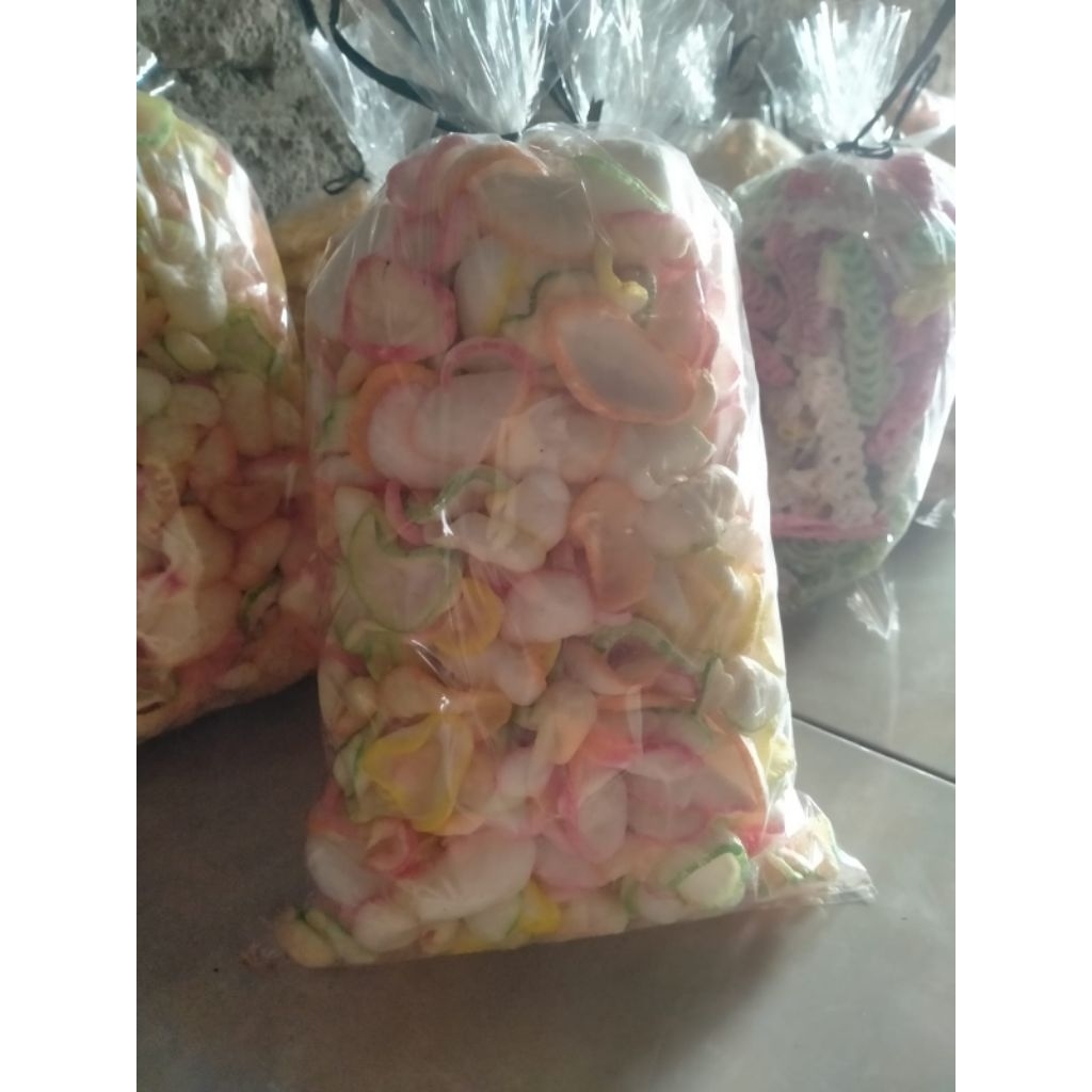 krupuk wedi  RASA BAWANG KECIL krupuk opel krupuk mlarat krupuk goreng pasir