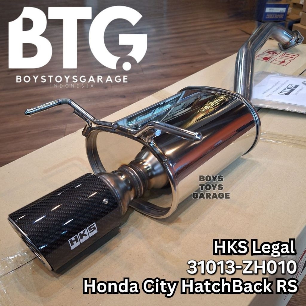 Knalpot HKS Honda City HB Hatchback RS 1.5 HKS Legal Muffler 100% Original