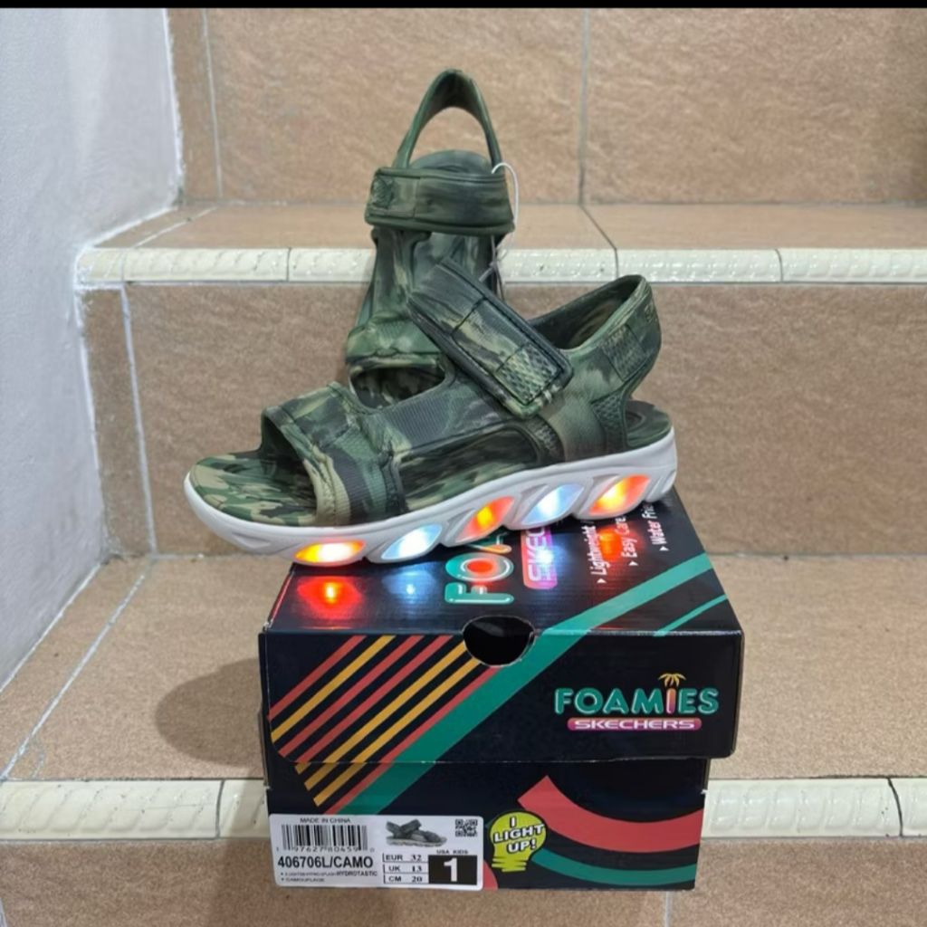 sandal skechers anak original