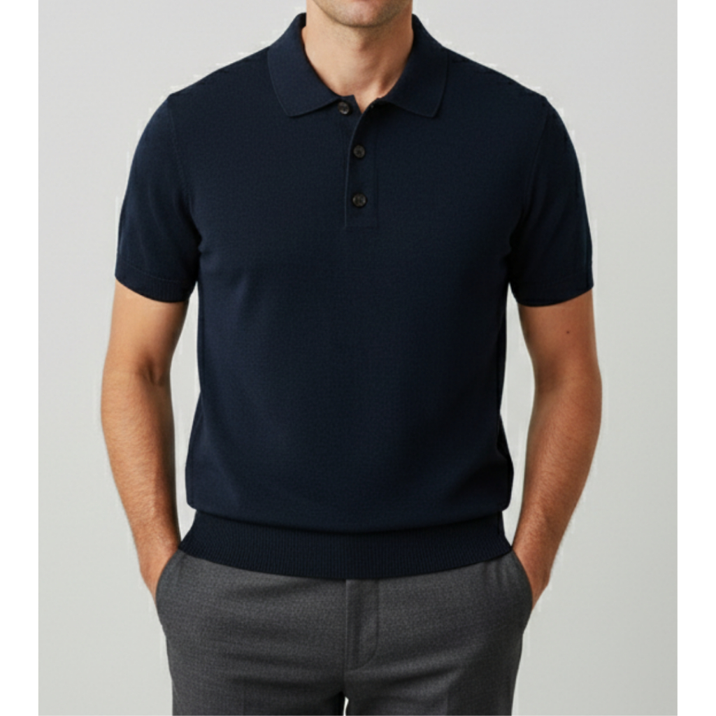 Pinkdose Kaos Krah Rajut | Kaos Rajut Pria | Kaos Rajut Nyaman