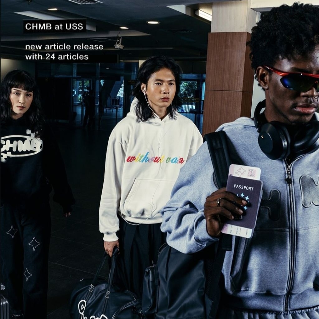 [ORI 100%] CHMB x USS All Edition - Hoodie, Zip, Sweatpants, Oversized Tee