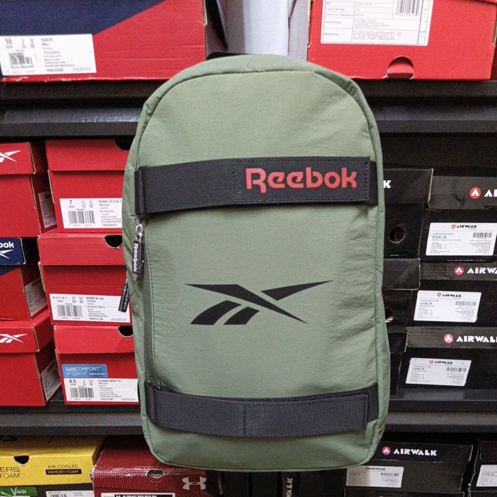 Tas Punggung Mini Backpack Reebok Bari Green original M.A.P Sport Station