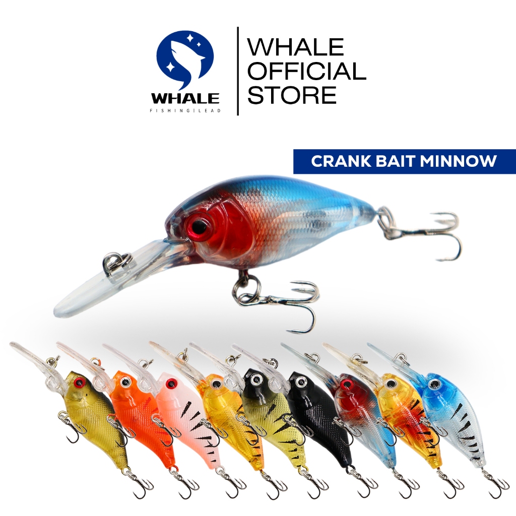 WHALE - UMPAN MINNOW LEMAK MINI CRANK BAIT MINNOW