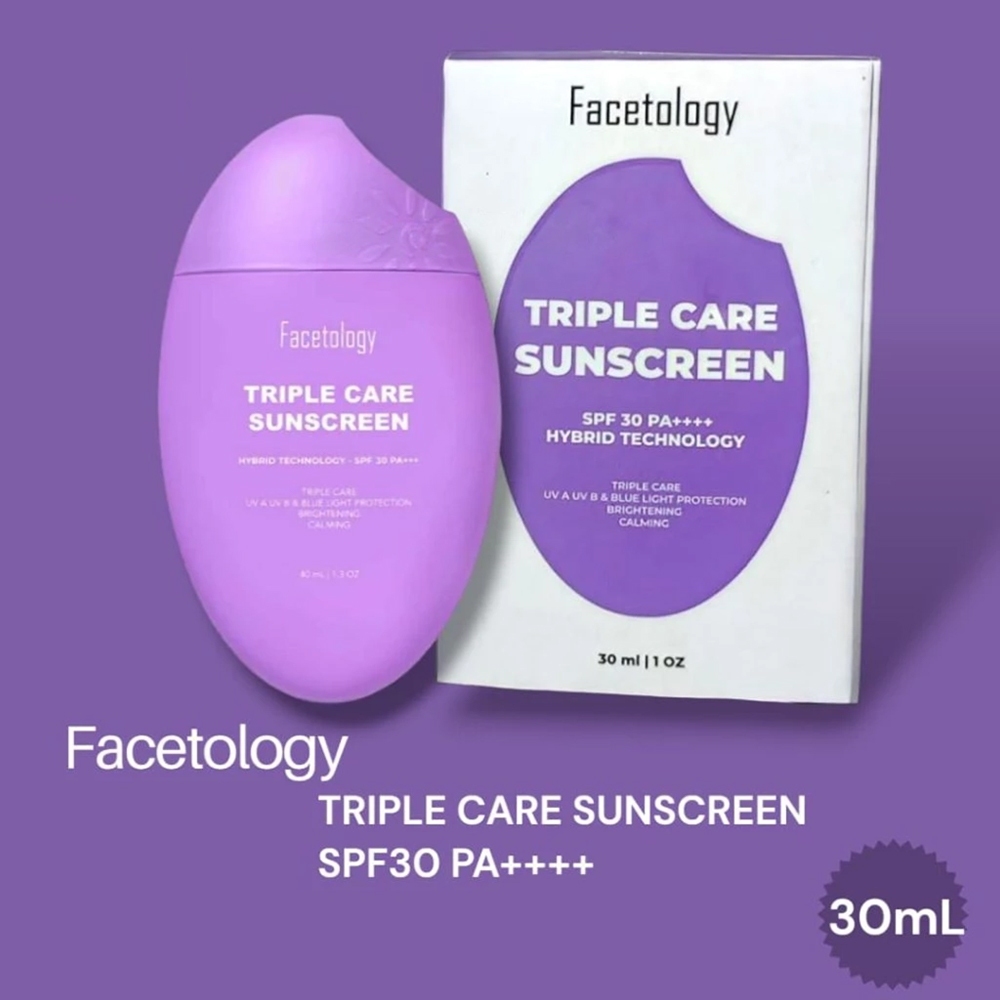 FACETOLOGY TRIPLE CARE SUNSCREEN SPF 30 HYBRID