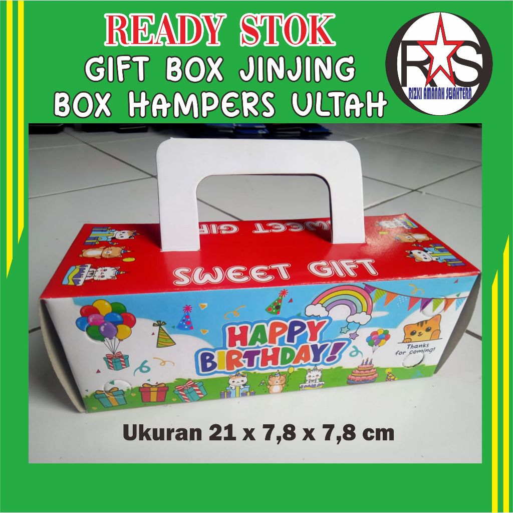 Gift Box Ultah Anak / Box Hampers Ultah / Snack Box Ultah