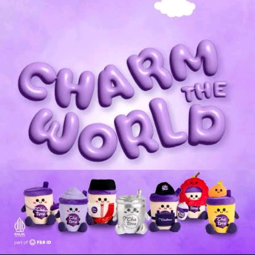 Chatime Charm The World 20th Boneka Gantungan Tas Karakter Lucu Dan Unik Untuk Tas Anda