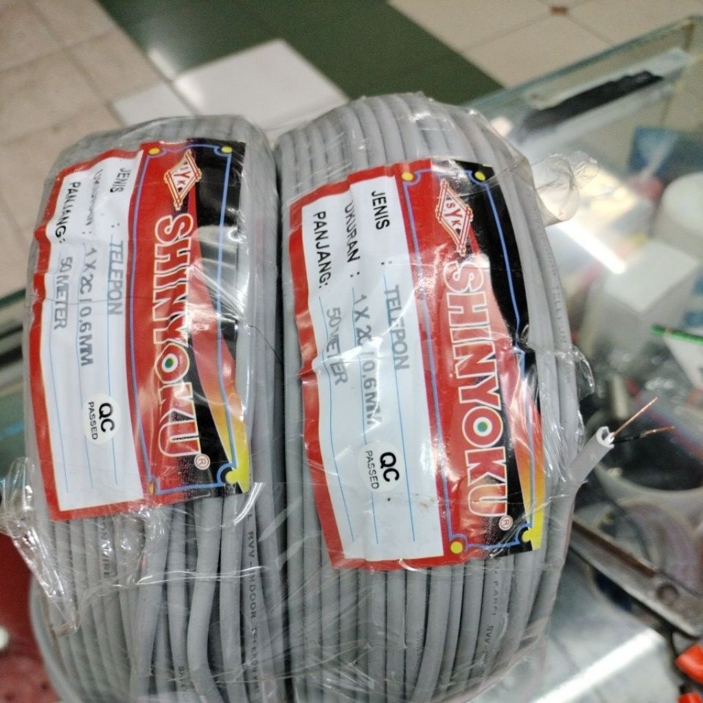 Kabel telepon shinyoku 50m Original