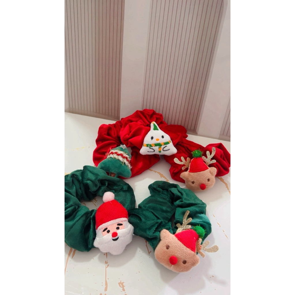 Ikat rambut natal  jepit rambut natal aksesoris natal aksesoris rambut