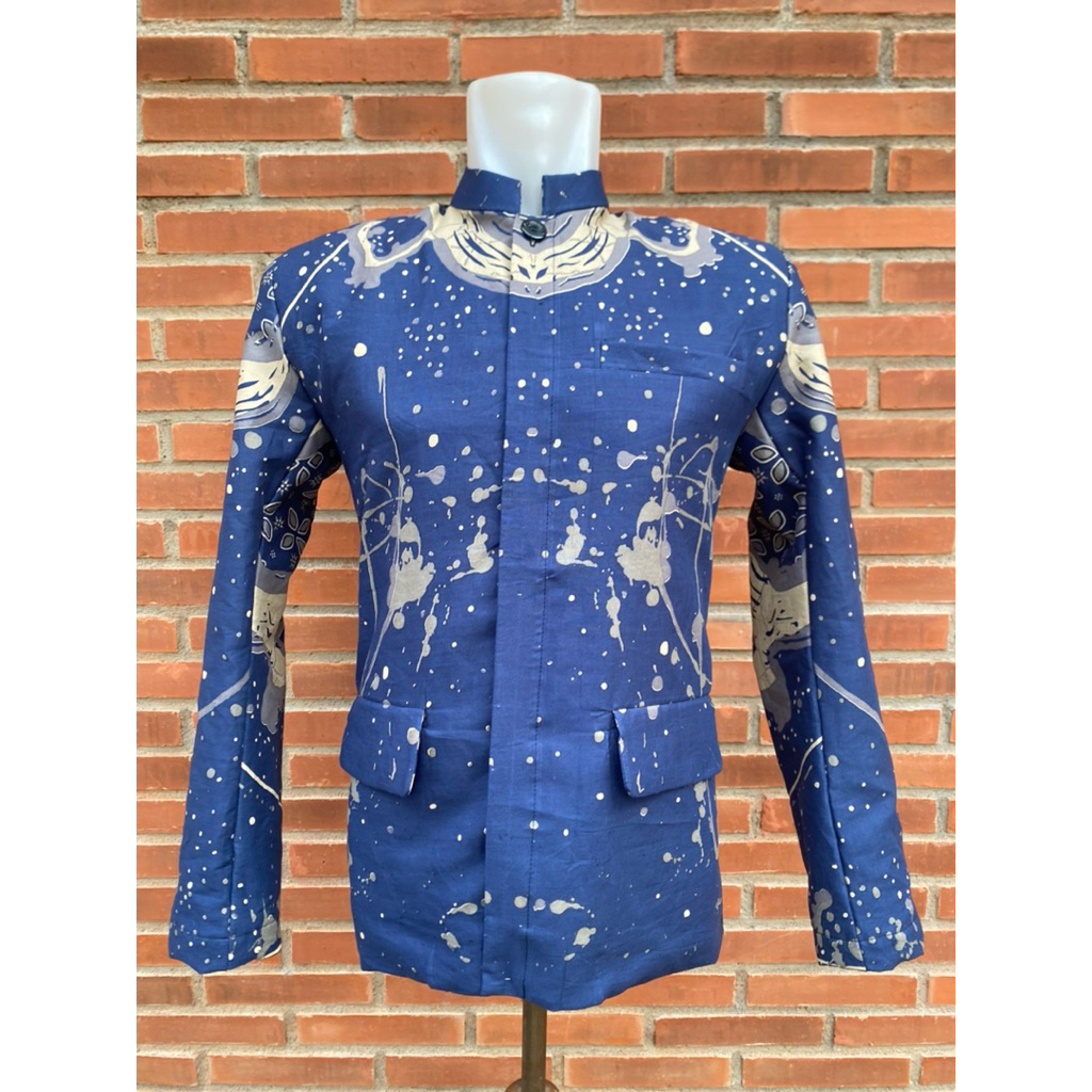 jasko batik navy piramida jasko keren jasko premium