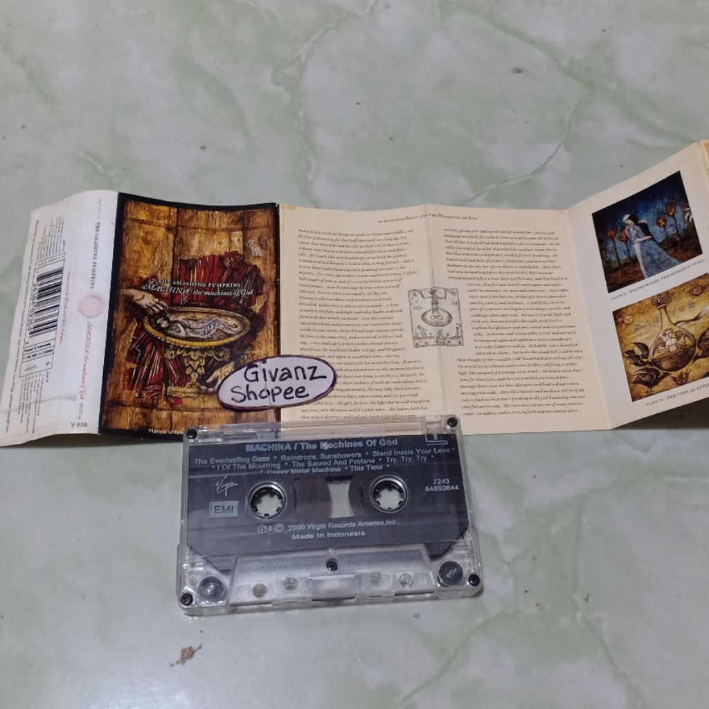 kaset pita THE SMASHING PUMPKINS - Machina The machines of god