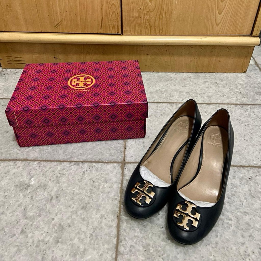 Preloved Tory Burch Janey 50mm Pump - Bright Navy - size us 6.5 / 37 - Sepatu hak - 100% authentic