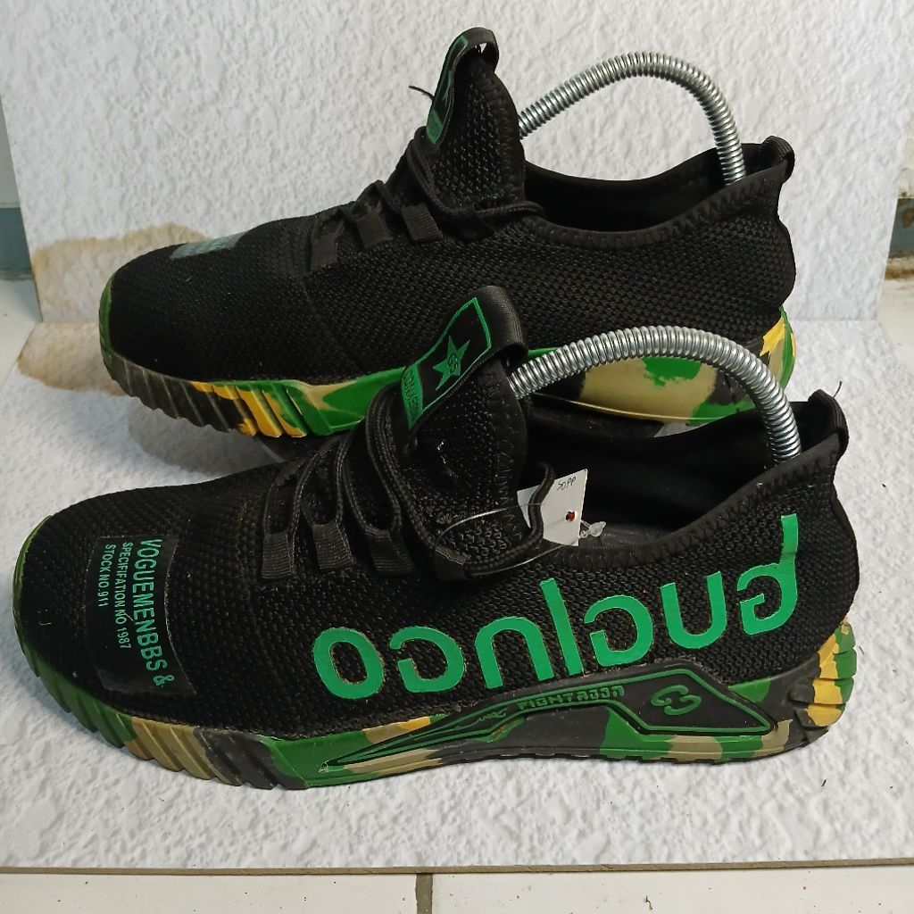 Sepatu Safety Boot Outdoor Gugingo Black Camo