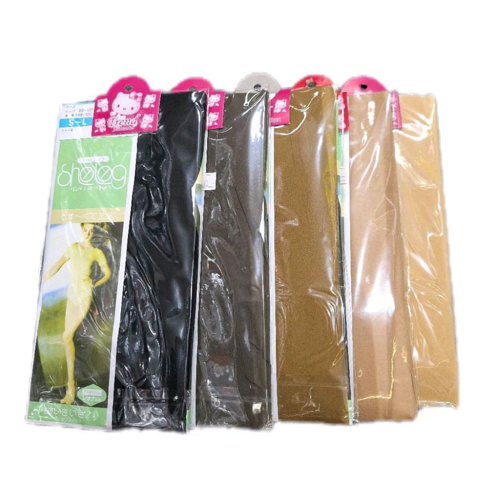 Stocking Celana SHELEG Stocking Wanita Cream Hitam Abu