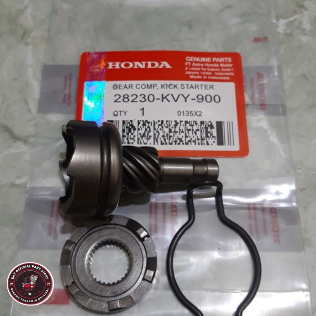 100% ORIGINAL Gigi Pinion Honda kode  KVB/KVY untuk Beat Karbu, Beat Lama