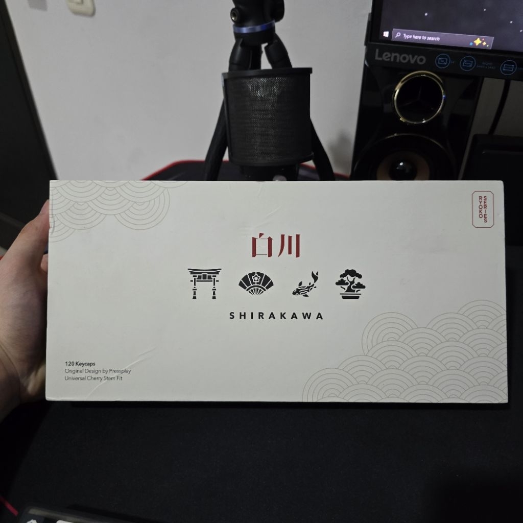 Press Play PPBT Shirakawa PB Dye Sub Keycaps Set Japanese Root