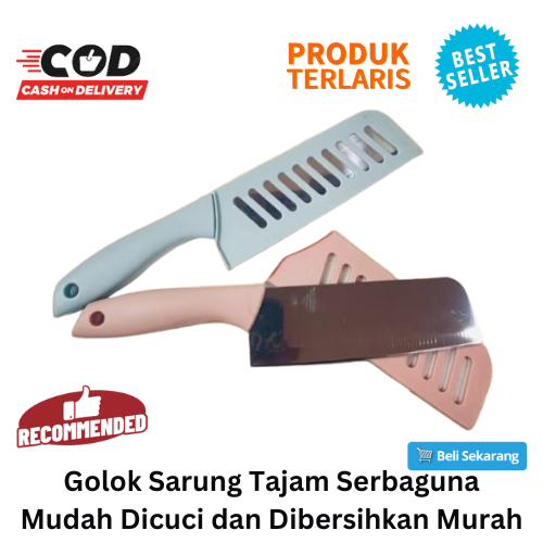 [BISA COD] PROMO Golok Sarung Tajam Serbaguna Mudah Dicuci dan Dibersihkan Murah Golok Sarung Mini P