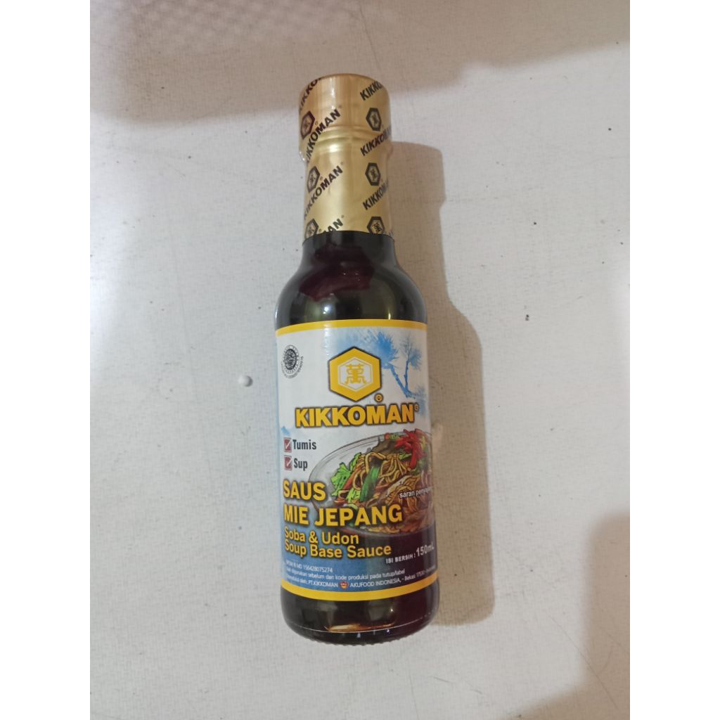 Kikkoman Saus mie jepang / Soba & udon Soup base sauce 150ml