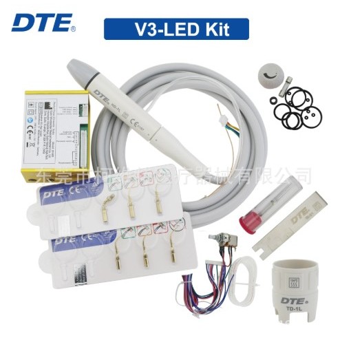 Scaler Ultrasonik Dental Woodpecker Built-in N2N3 LED dengan Strip Lampu untuk Menghilangkan Karang 