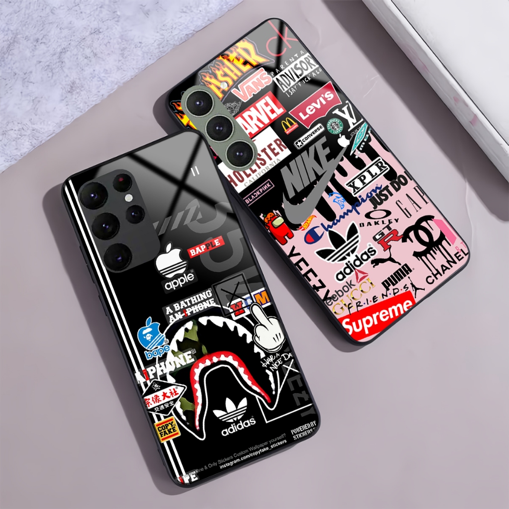 CASING HP SAMSUNG S21 FE / S22 ULTRA / S23 / S23 FE / S23 ULTRA CASING KILAU SAMSUNG - SOFTCASE KACA