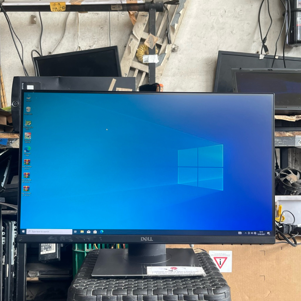 OBRAL MURAH MONITOR DELL 22 INCH P2219H LAYAR FRAMLES DESAIN TIPIS ELEGAN LAYAR MULUS NO MINUS SUPOR