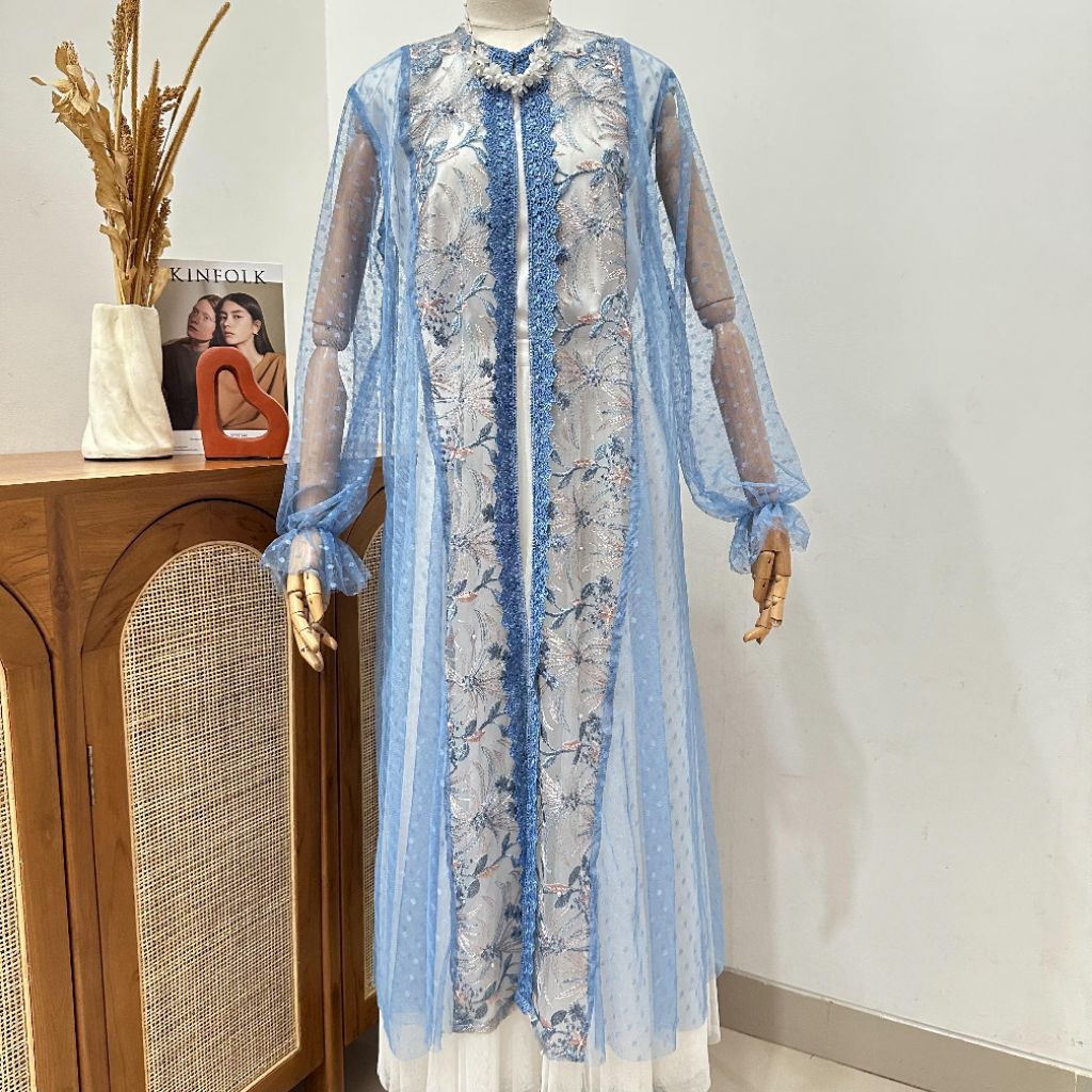 Aruna dotty outer by Calisha/Outer dotty/Outer/Tille dot/Kondangan outfit/Kondangan ootd